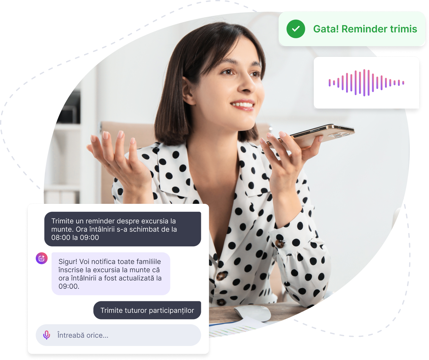 An assistant you can talk to